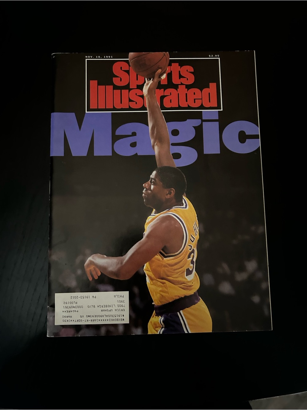 Sports Illustrated Magazine Cover – Magic (Purple & Yellow)